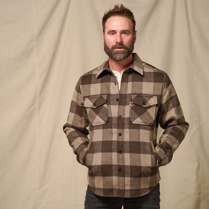 2026 New Arrival Yukon Wool Shirt Jac | Timber Brown Ash