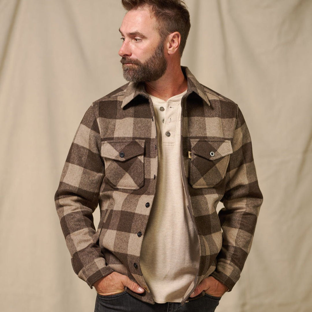 2026 New Arrival Yukon Wool Shirt Jac | Timber Brown Ash