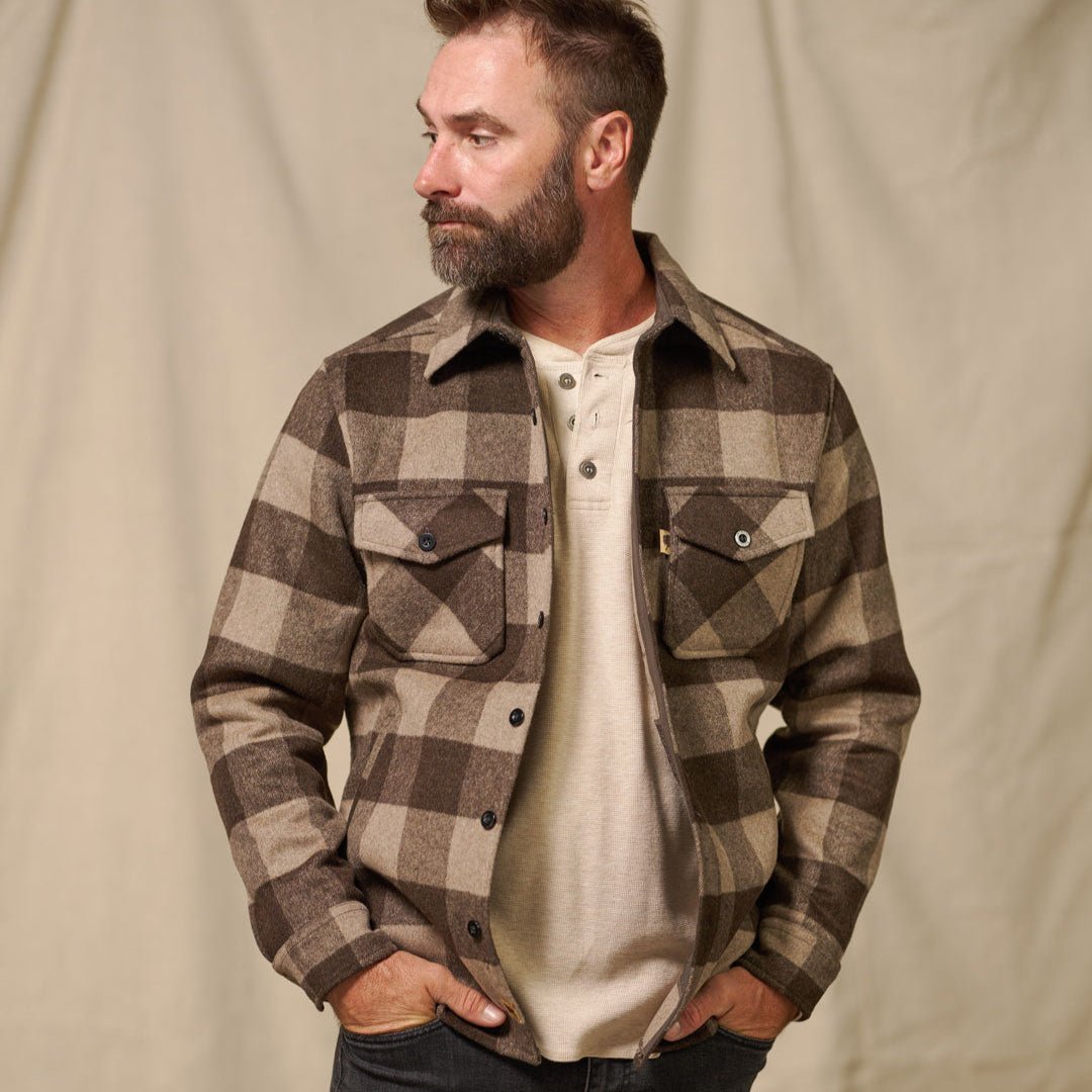 2026 New Arrival Yukon Wool Shirt Jac | Timber Brown Ash