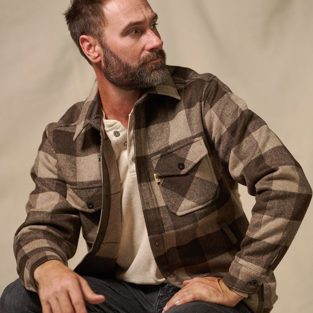 2026 New Arrival Yukon Wool Shirt Jac | Timber Brown Ash