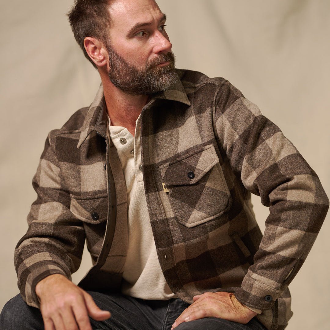 2026 New Arrival Yukon Wool Shirt Jac | Timber Brown Ash