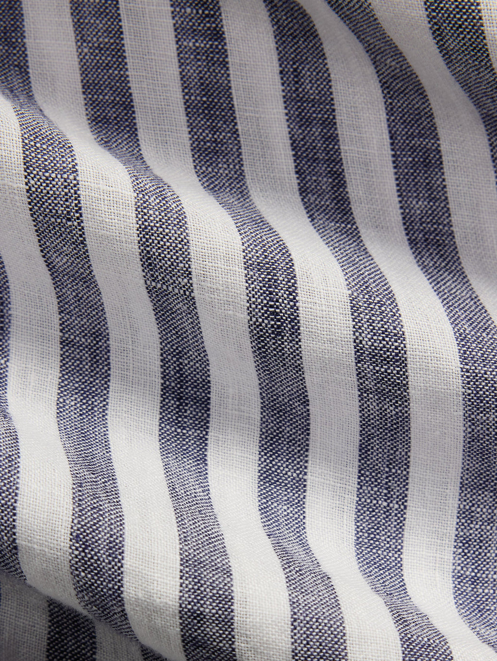 2026 New Arrival Camicia in Lino a Righe Larghe Custom Fit Viola/Bianco