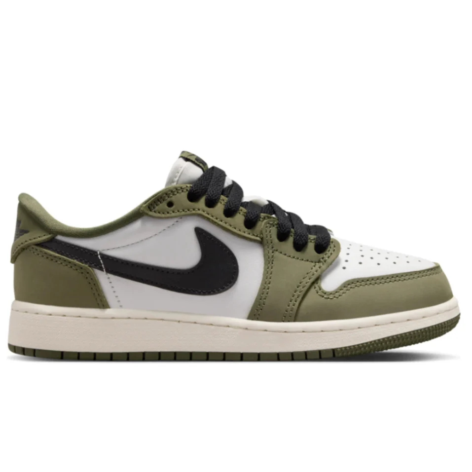 2026 New Arrival Jordan 1 Retro Low OG Medium Olive (GS)