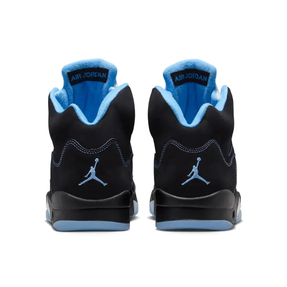 2026 New Arrival Air Jordan 5 'Black University Blue'