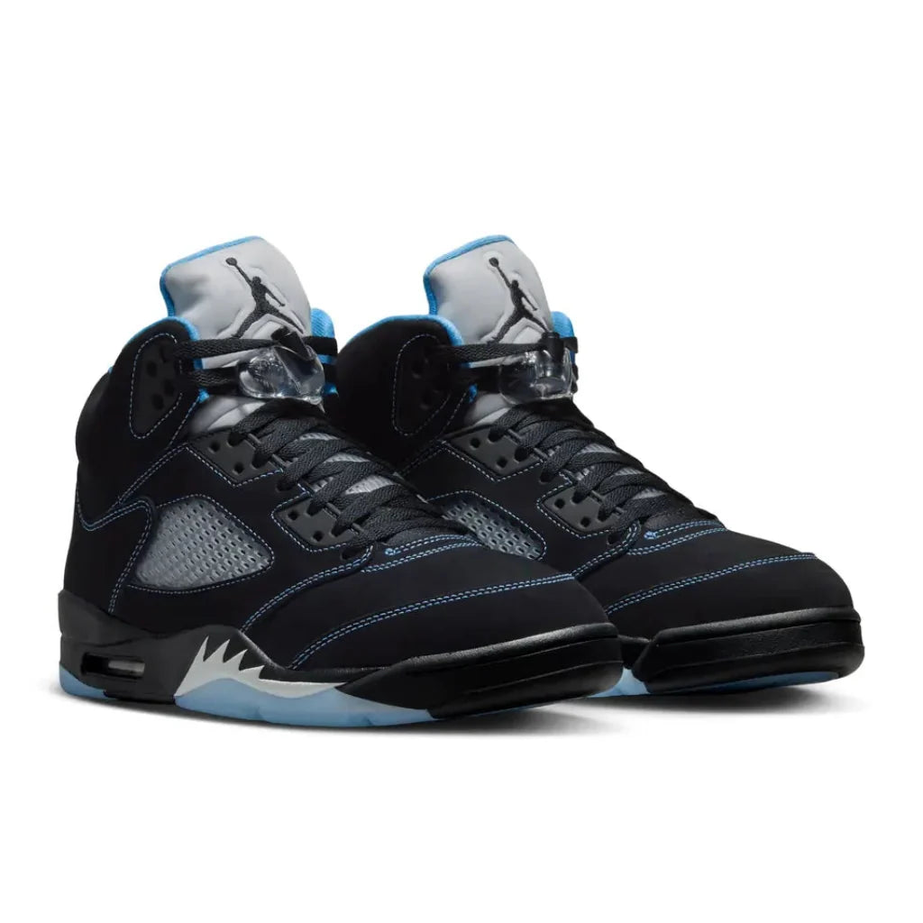 2026 New Arrival Air Jordan 5 'Black University Blue'