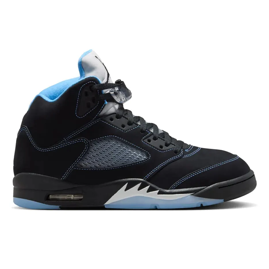 2026 New Arrival Air Jordan 5 'Black University Blue'