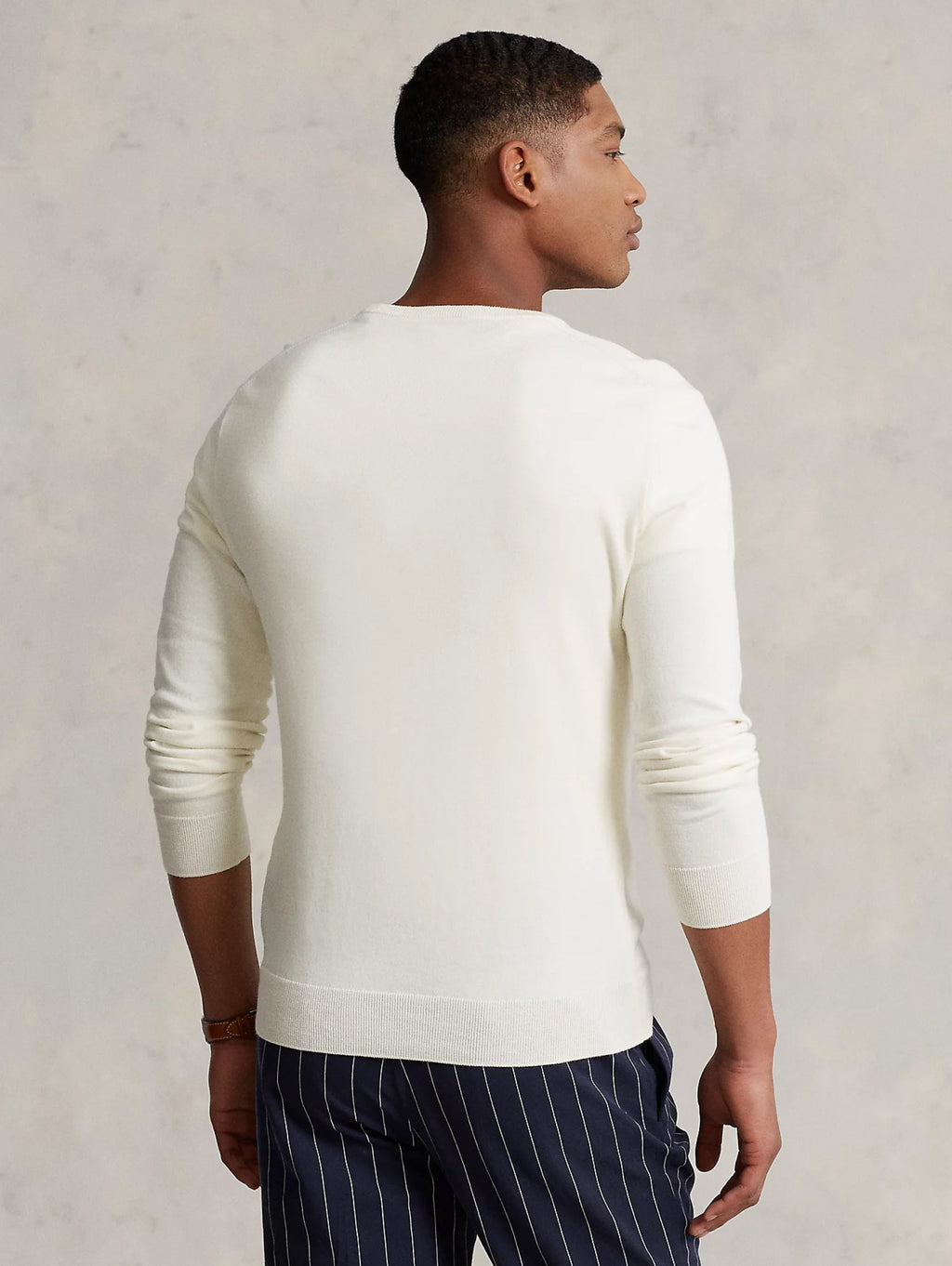 2026 New Arrival Maglia Girocollo con Effetto Texture Crema