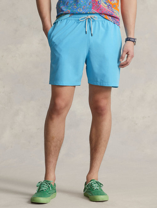 2026 New Arrival Boxer da Mare Tinta Unita Traveler Turchese