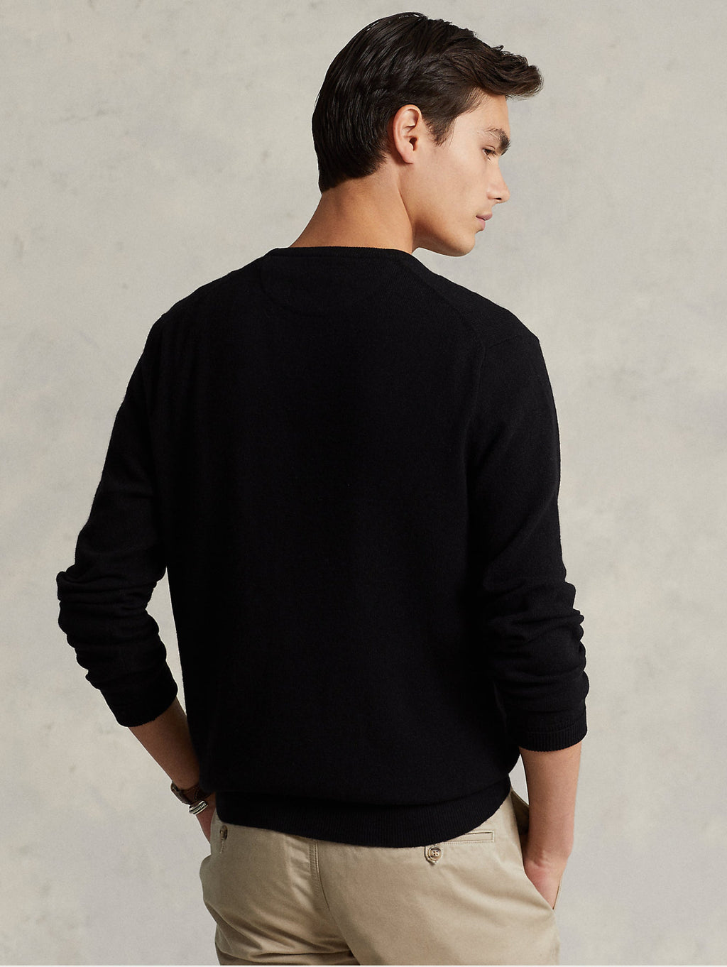 2026 New Arrival Maglia Girocollo in Lana Nero