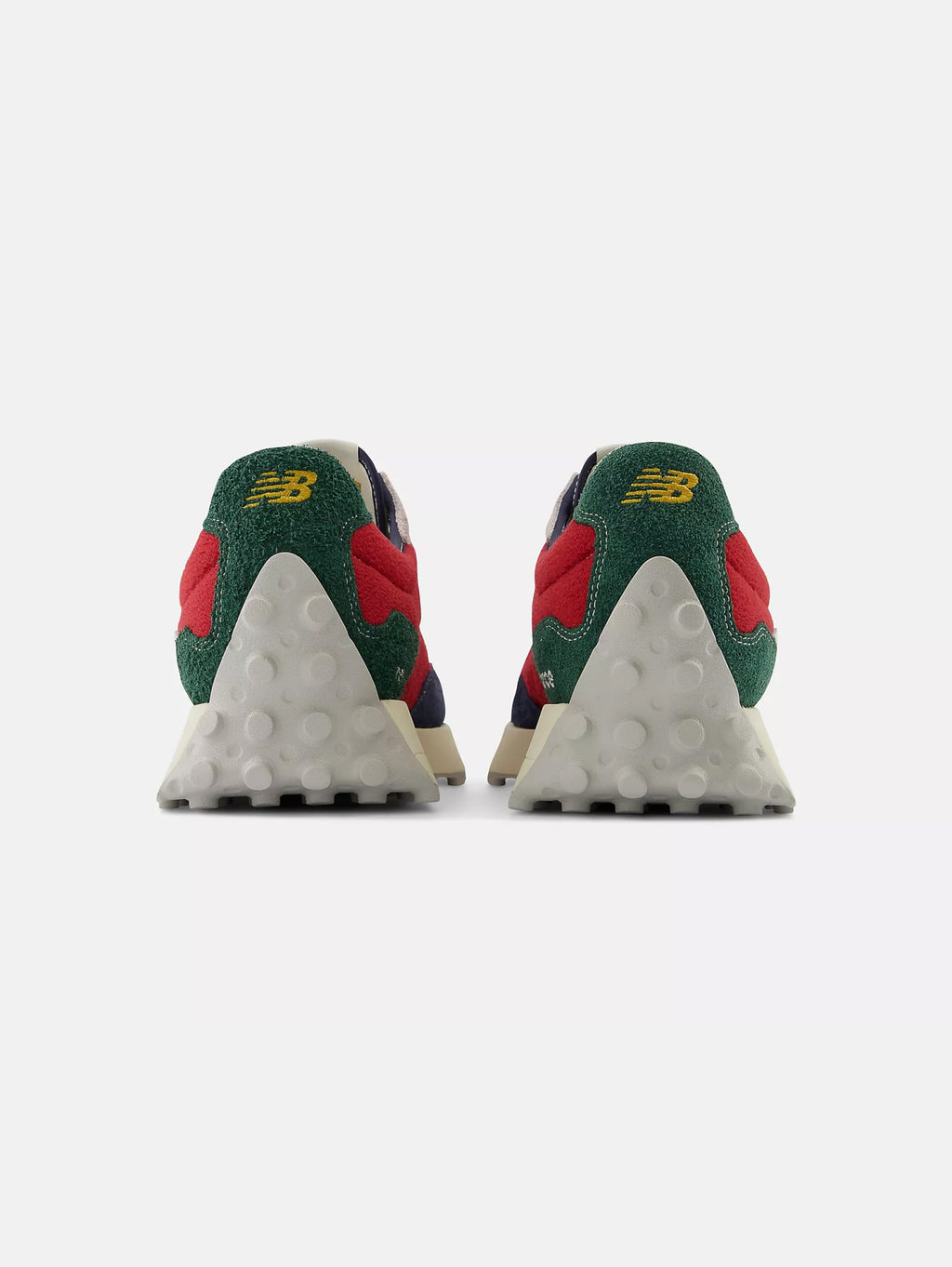 2026 New Arrival Sneakers in Pelle 327 Rosso/Blu/Verde