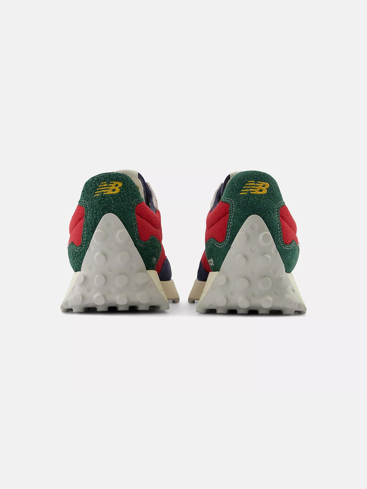 2026 New Arrival Sneakers in Pelle 327 Rosso/Blu/Verde