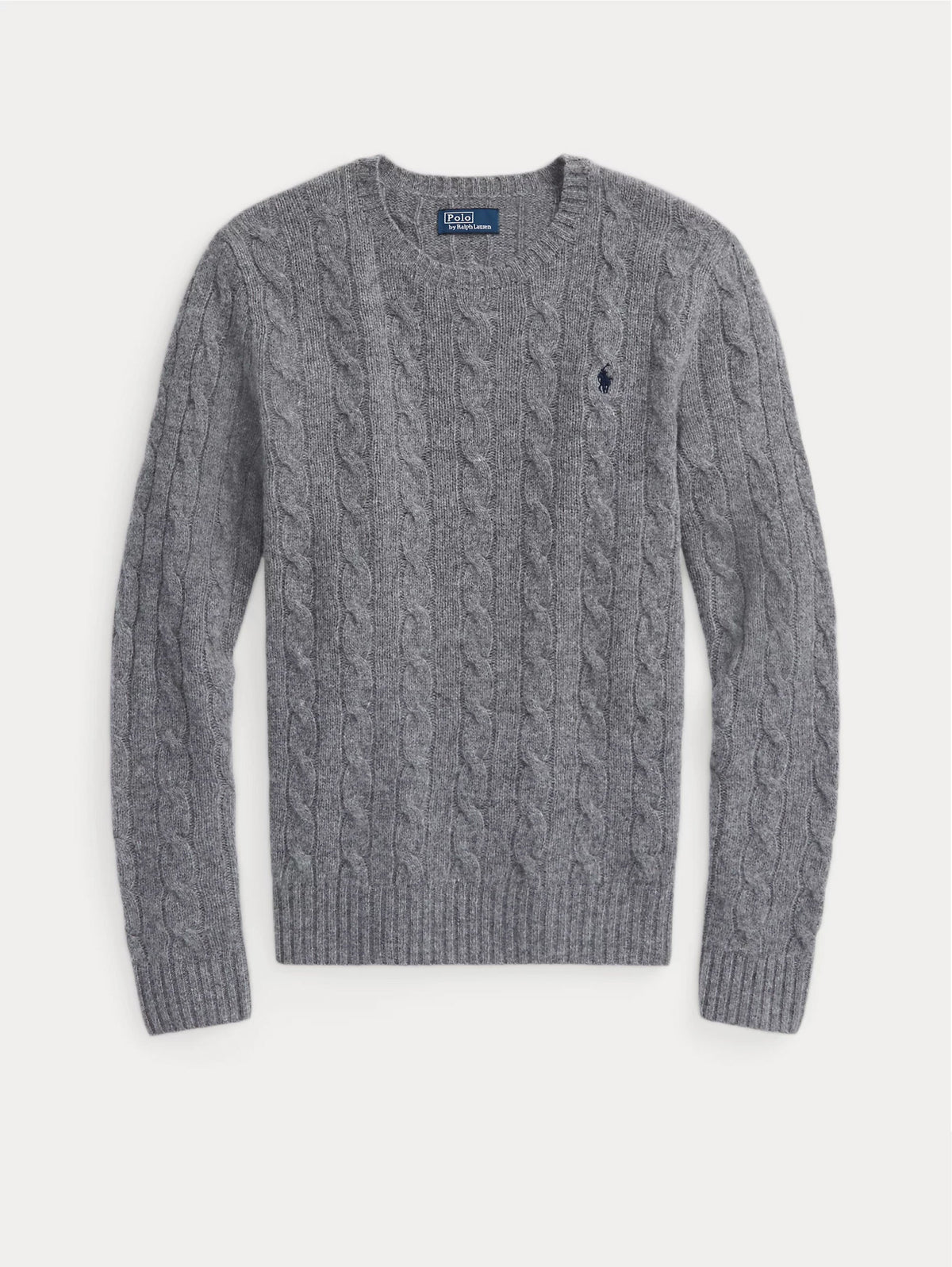2026 New Arrival Maglia a Trecce in Misto Cashmere Grigio