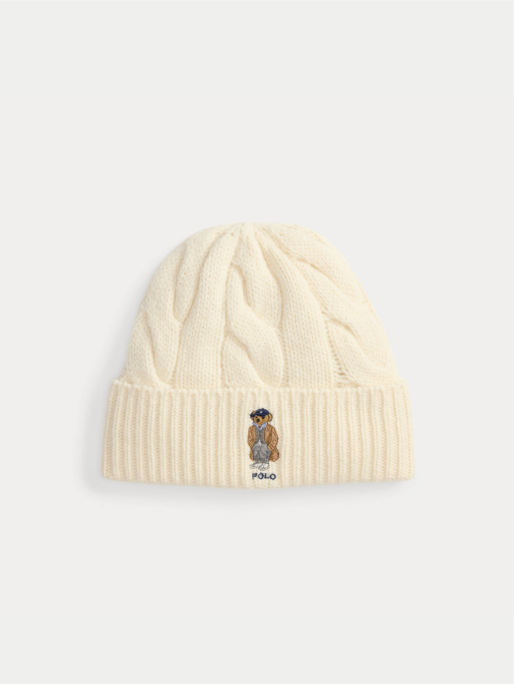 2026 New Arrival Cappello a Trecce con Polo Bear Crema