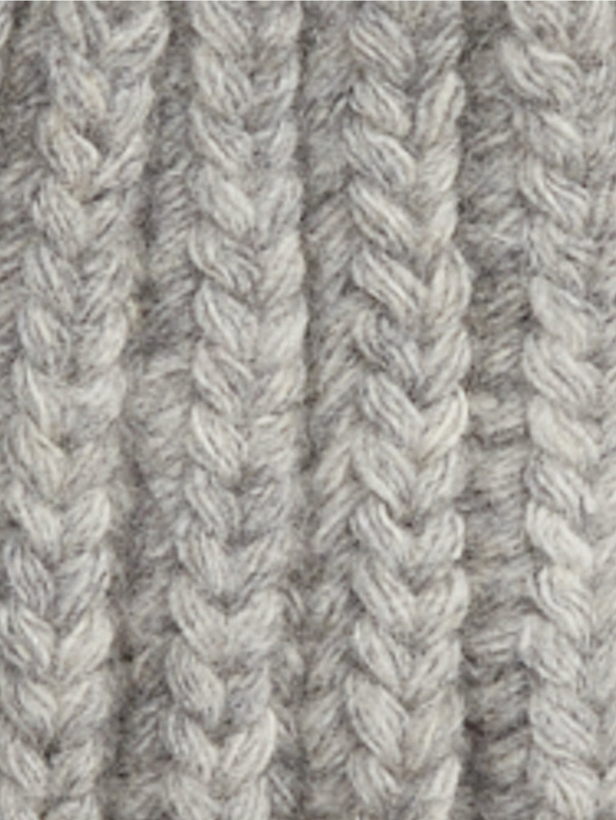 2026 New Arrival Cappello a Coste con Pompon e Polo Bear Ricamato Grigio