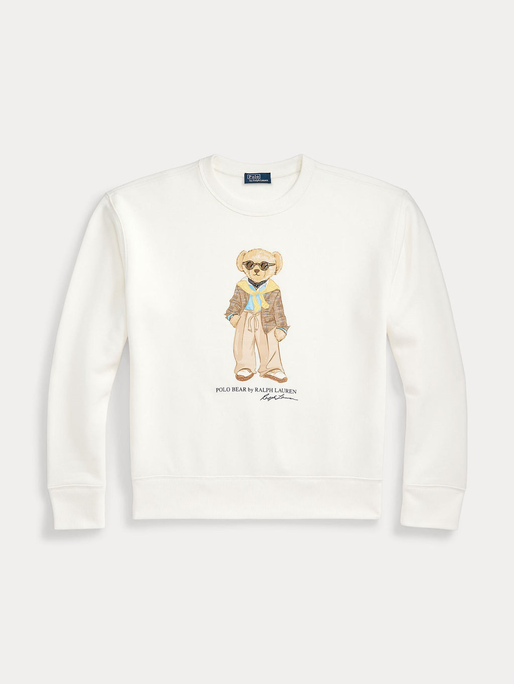2026 New Arrival Felpa Girocollo Polo Bear Crema