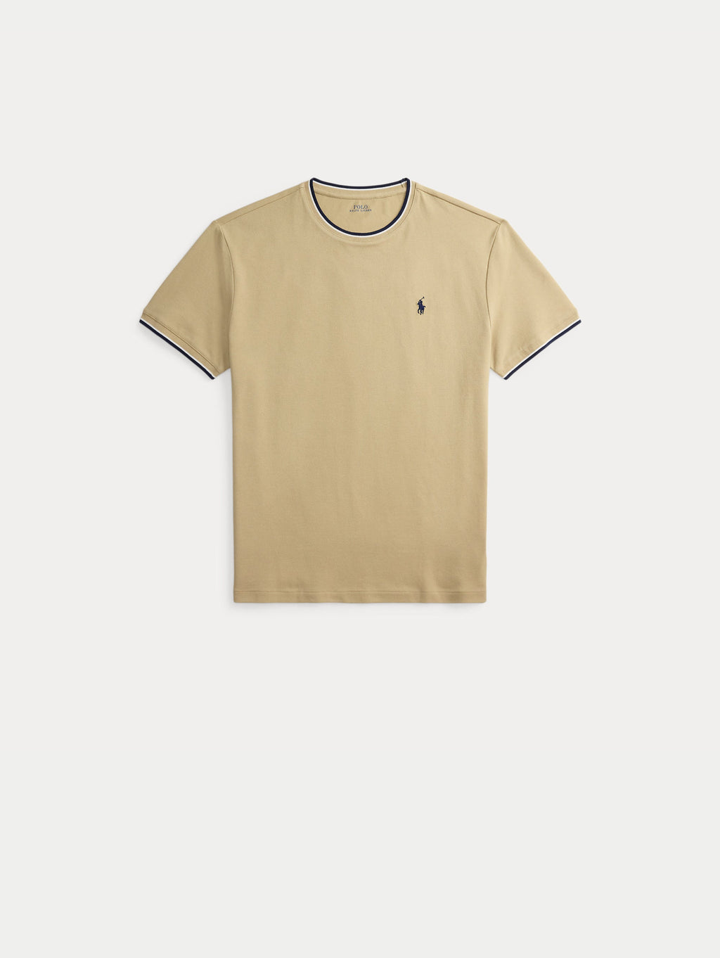 2026 New Arrival T-shirt in Jersey Mesh Classic Fit Beige