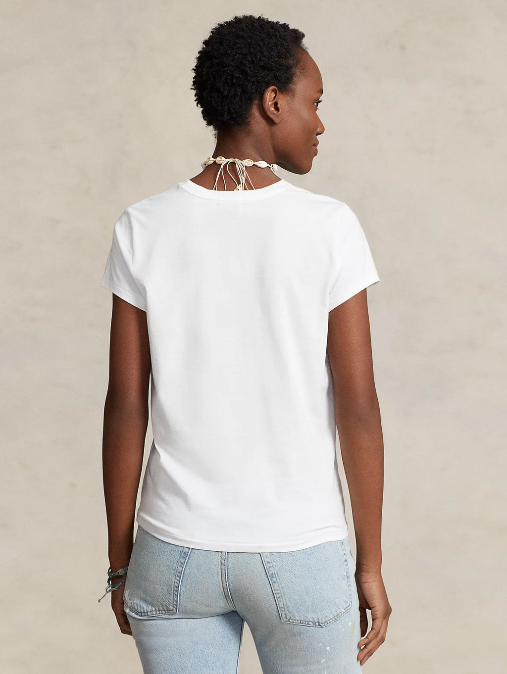 2026 New Arrival T-shirt Girocollo Basica Bianco
