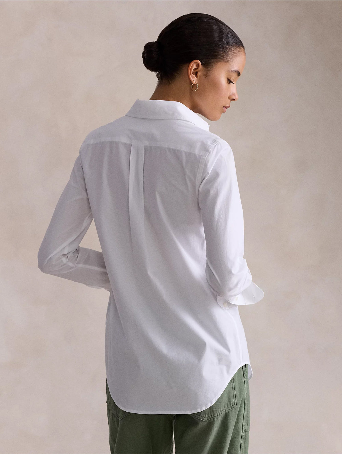 2026 New Arrival Camicia Slim Fit in Popeline di Cotone Bianco