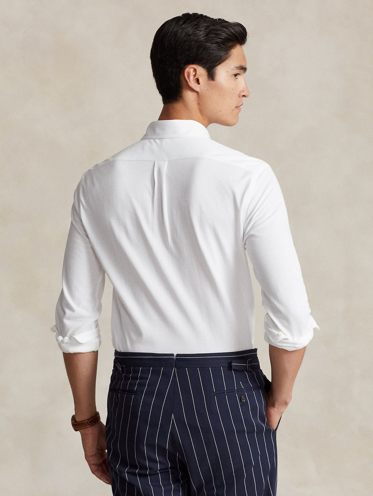 2026 New Arrival Camicia Knit Oxford Bianco