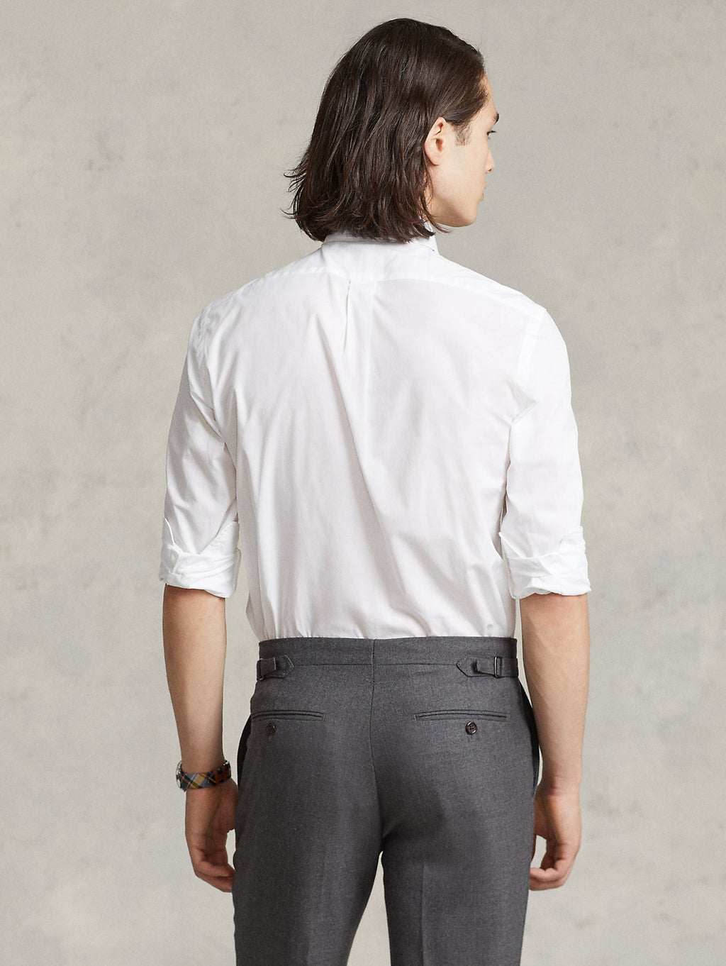 2026 New Arrival Camicia in Popeline Stretch Slim Fit Bianco