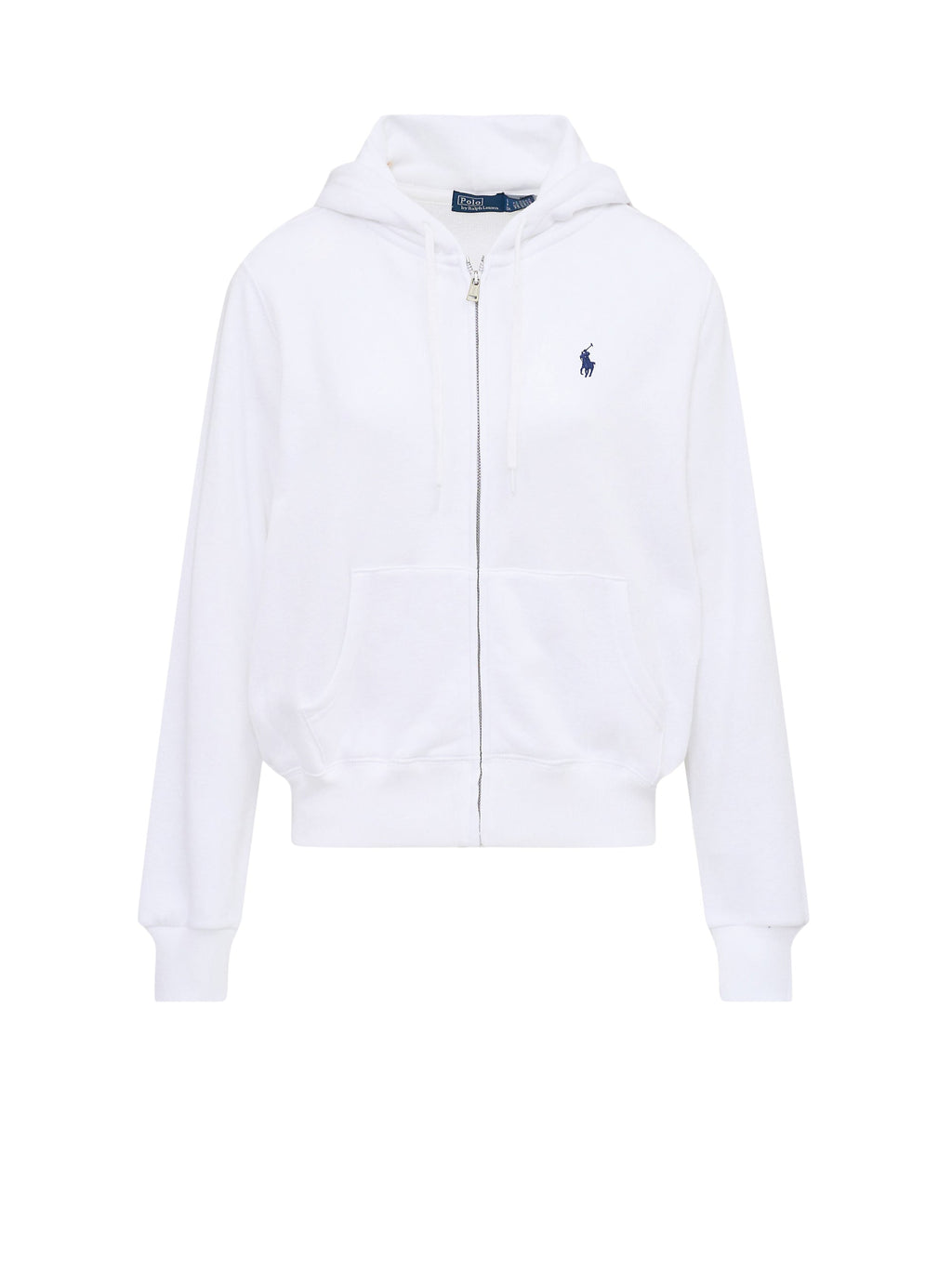 2026 New Arrival Felpa con Cappuccio Full Zip Bianco
