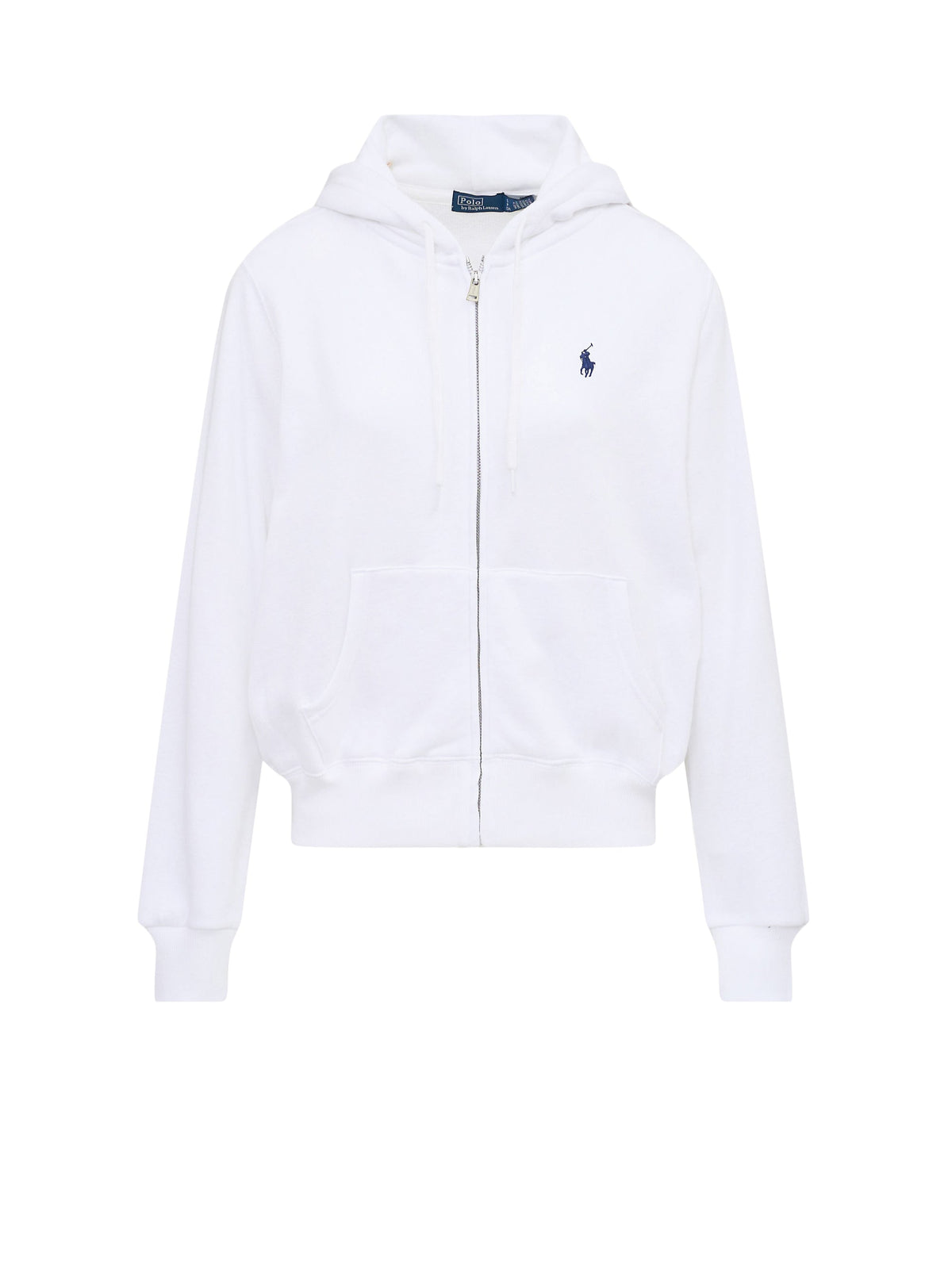 2026 New Arrival Felpa con Cappuccio Full Zip Bianco
