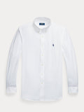 2026 New Arrival Camicia in Popeline Stretch Custom-Fit Bianco