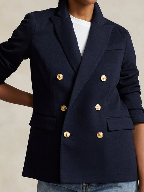 2026 New Arrival Blazer Doppio Petto in Maglia Blu