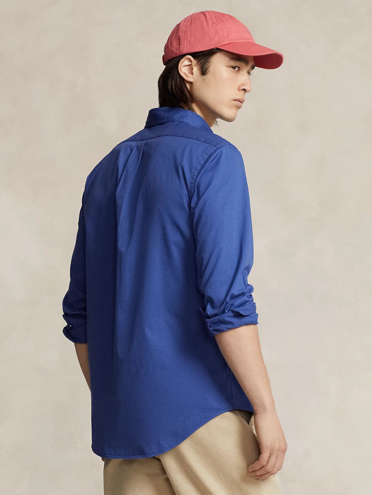 2026 New Arrival Camicia in Twill Tinta in Capo Blu