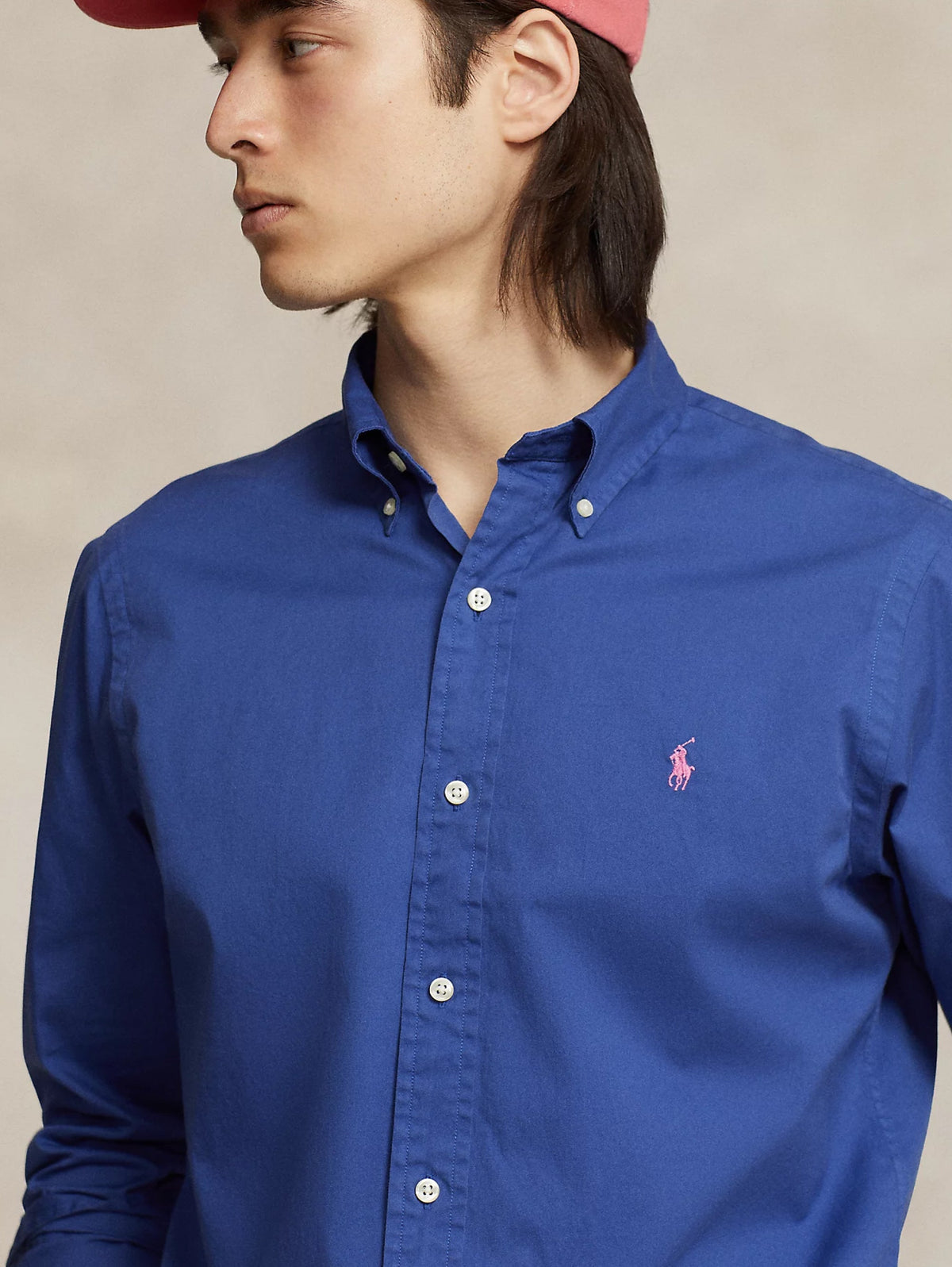 2026 New Arrival Camicia in Twill Tinta in Capo Blu