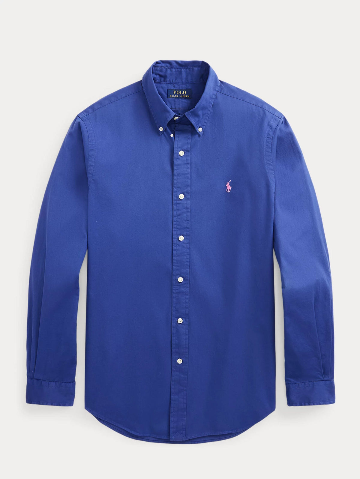 2026 New Arrival Camicia in Twill Tinta in Capo Blu