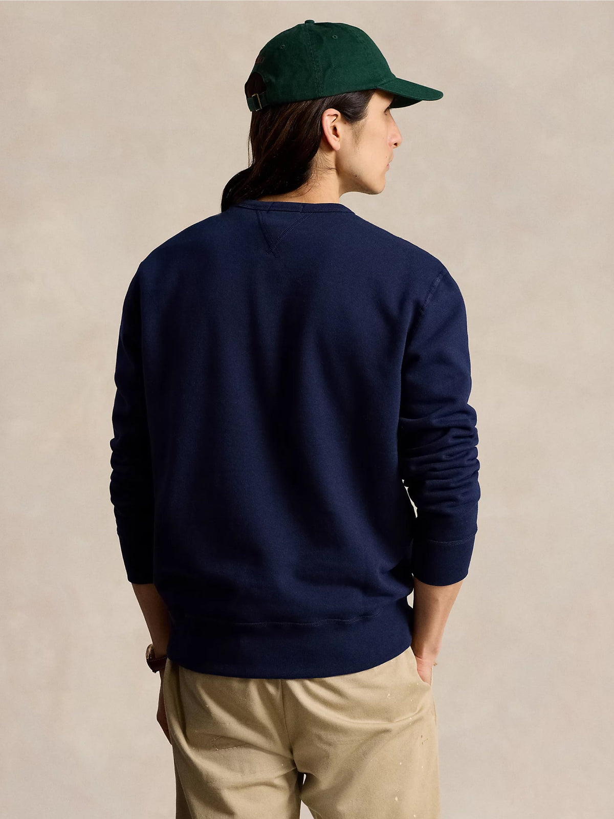 2026 New Arrival Felpa Girocollo in Cotone Blu