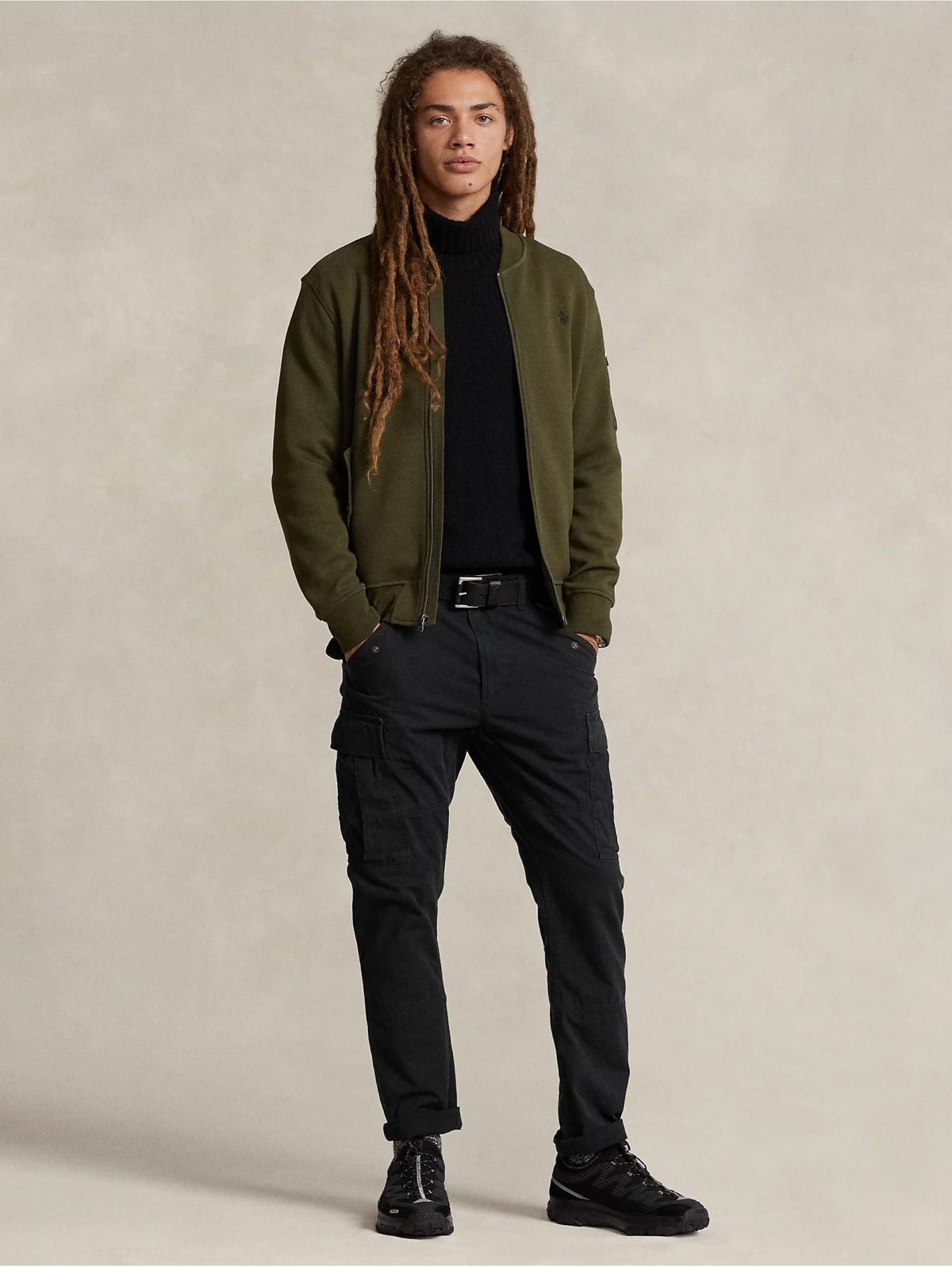 2026 New Arrival Bomber in Maglia Doppia Verde