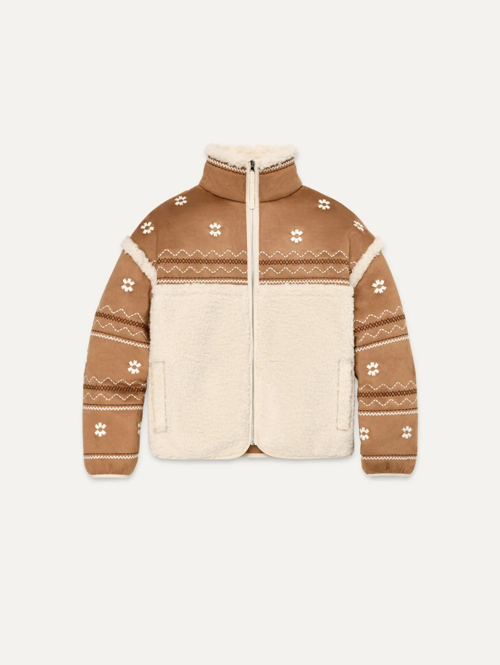 2026 New Arrival Giacca in Shearling Sintetico Marlene Castagna