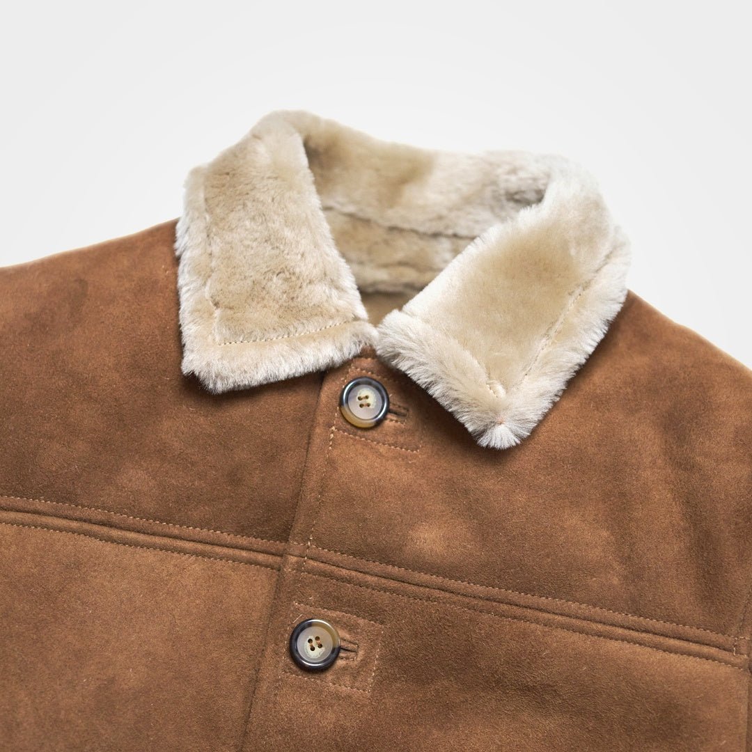 2026 New Arrival Durango Shearling Barn Coat | Saddle Tan