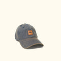 2026 New Arrival Buffalo Jackson Stamp Logo - Leather Patch Hat | Navy