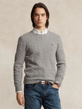 2026 New Arrival Maglia in Lana e Cashmere a Trecce Grigio