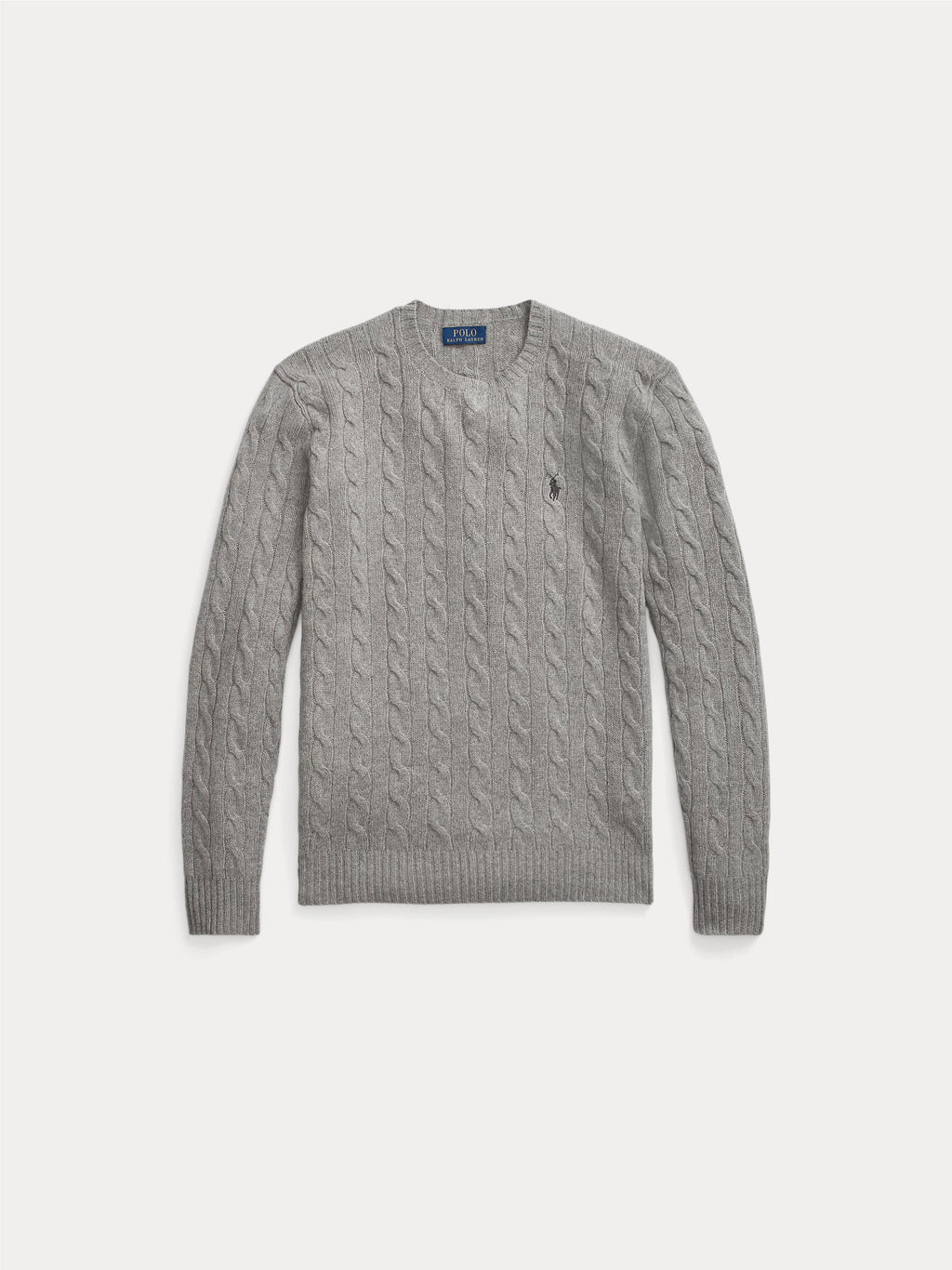 2026 New Arrival Maglia in Lana e Cashmere a Trecce Grigio