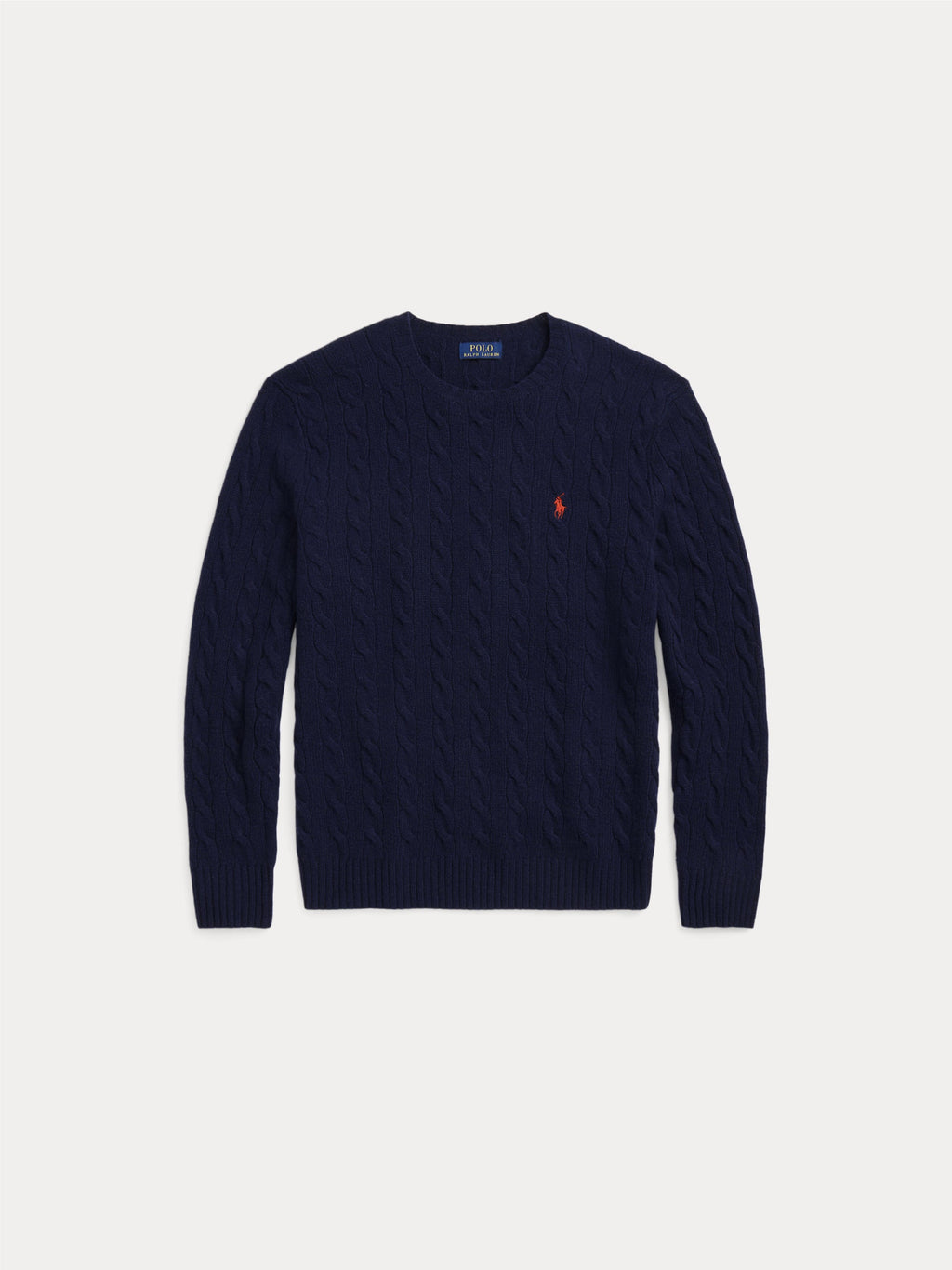 2026 New Arrival Maglia in Misto Cashmere a Trecce Blu