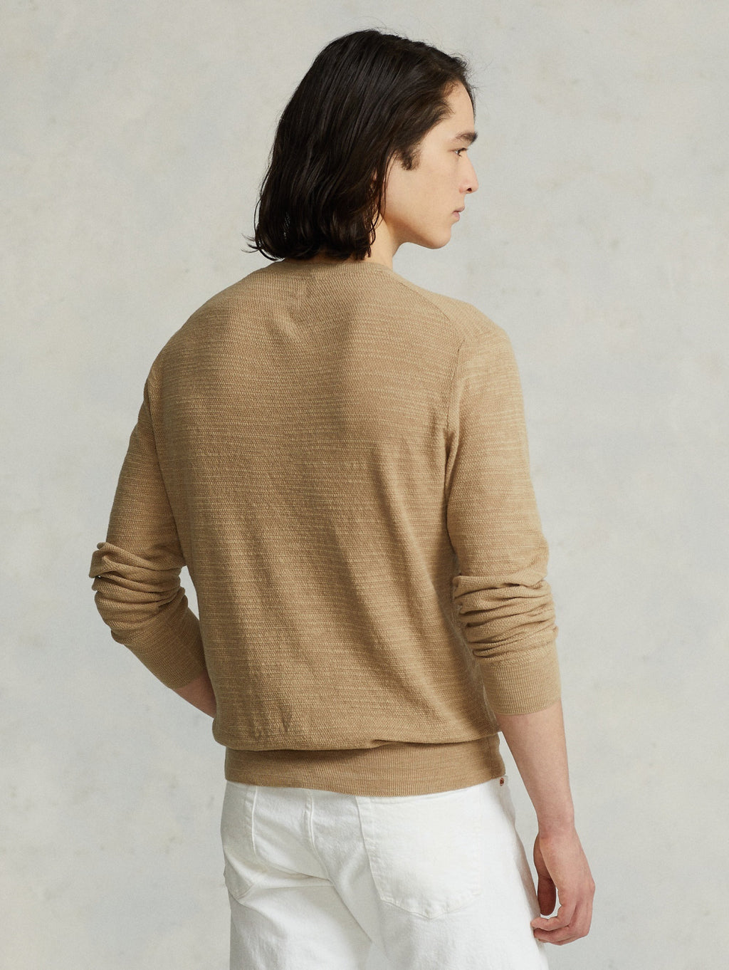 2026 New Arrival Maglia in Lino e Cotone Khaki
