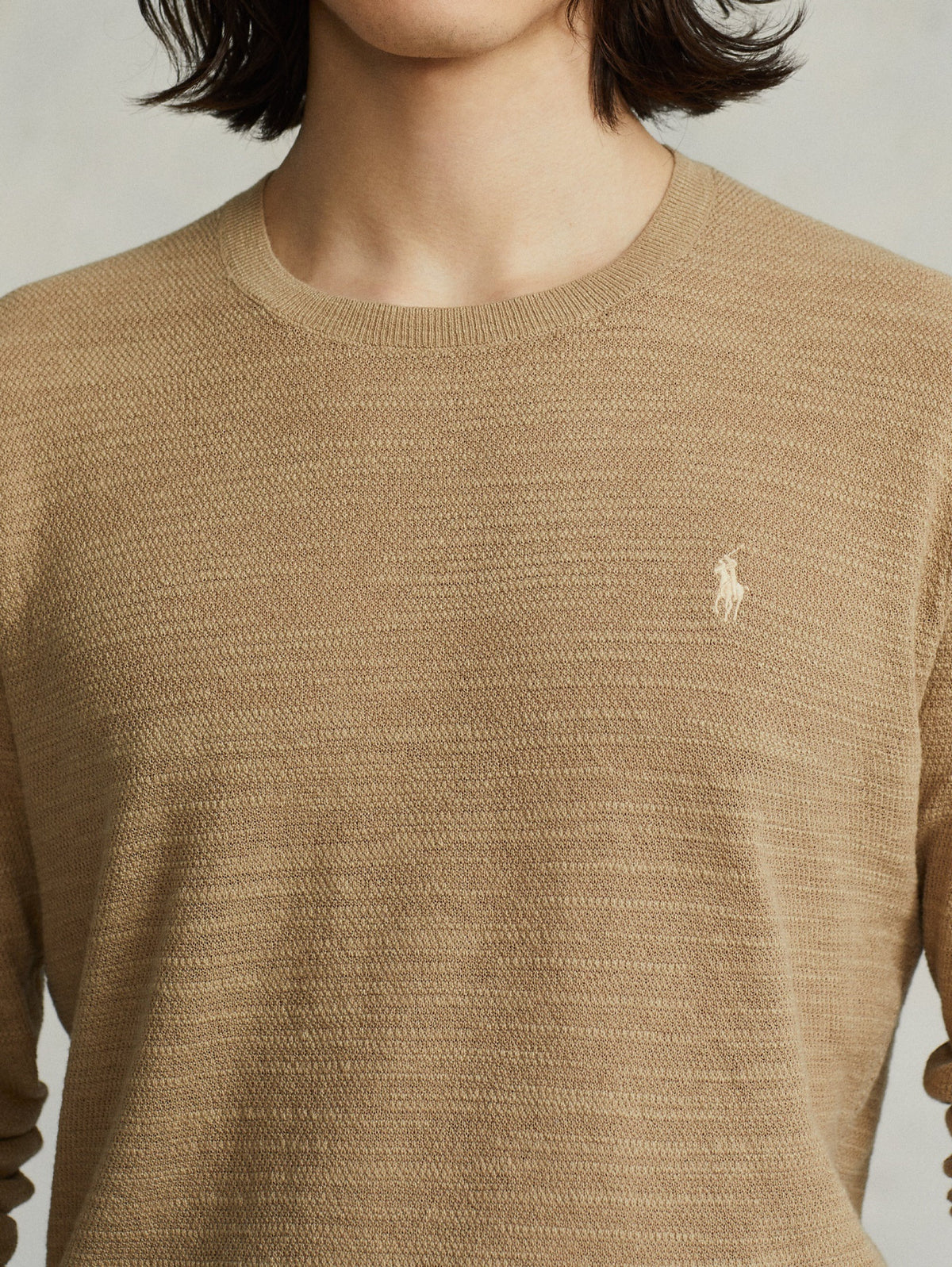 2026 New Arrival Maglia in Lino e Cotone Khaki