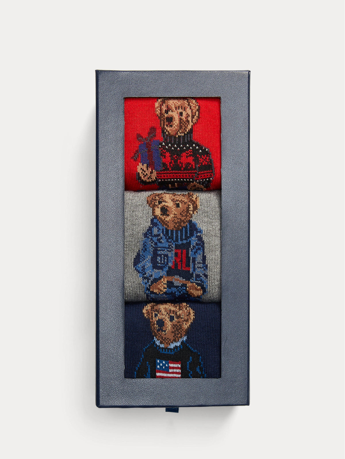 2026 New Arrival Cofanetto con Set di Calze Polo Bear Multi Colore
