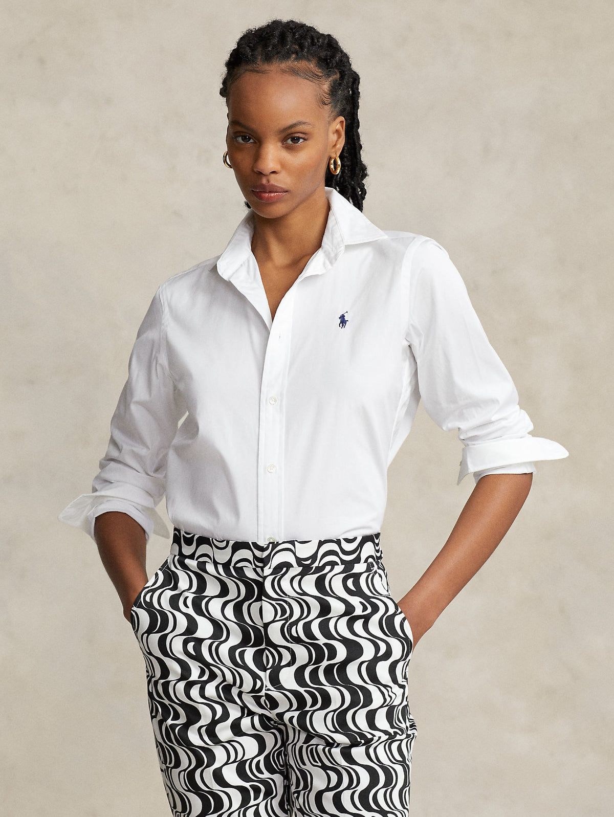 2026 New Arrival Camicia Classic Fit Bianco