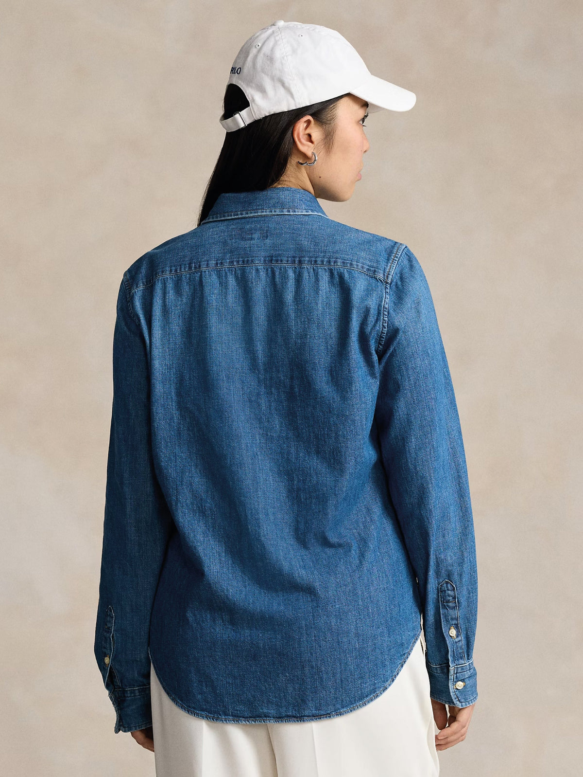 2026 New Arrival Camicia in Denim Slim Fit Blu