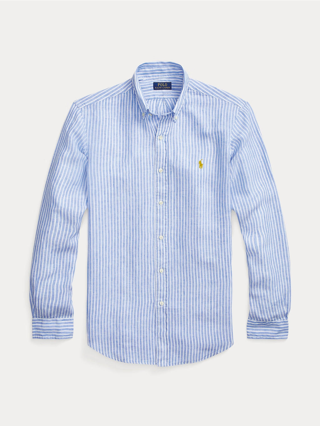 2026 New Arrival Camicia in Lino a Righe Blu/Bianco