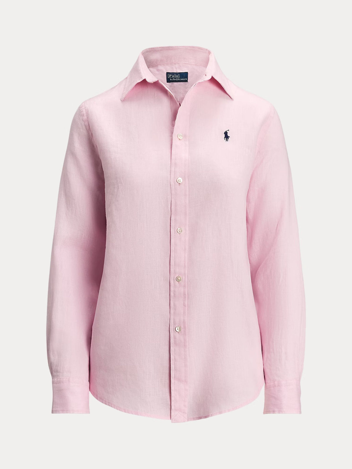 2026 New Arrival Camicia Classic Fit in Lino Rosa
