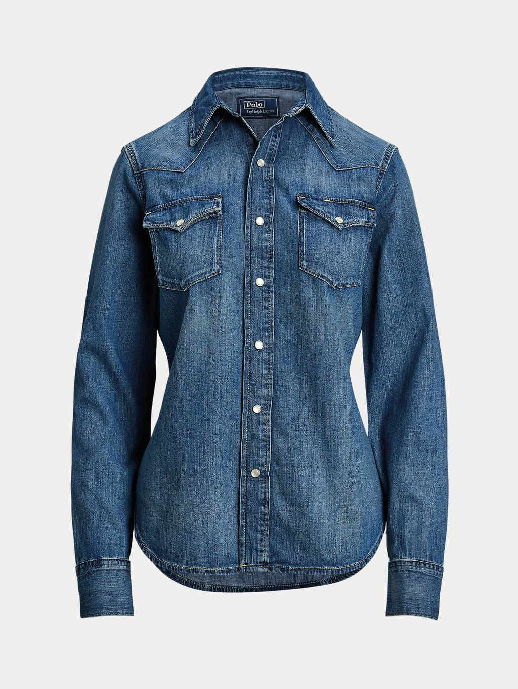 2026 New Arrival Camicia Western in Denim Blu