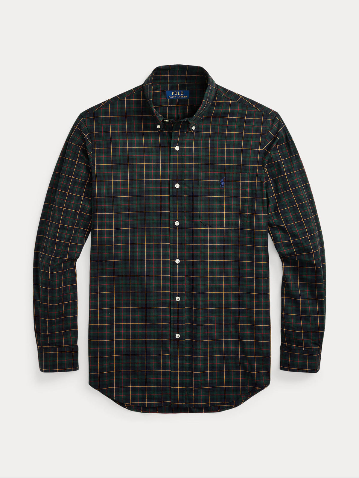 2026 New Arrival Camicia in Check Scozzese Verde/Blu