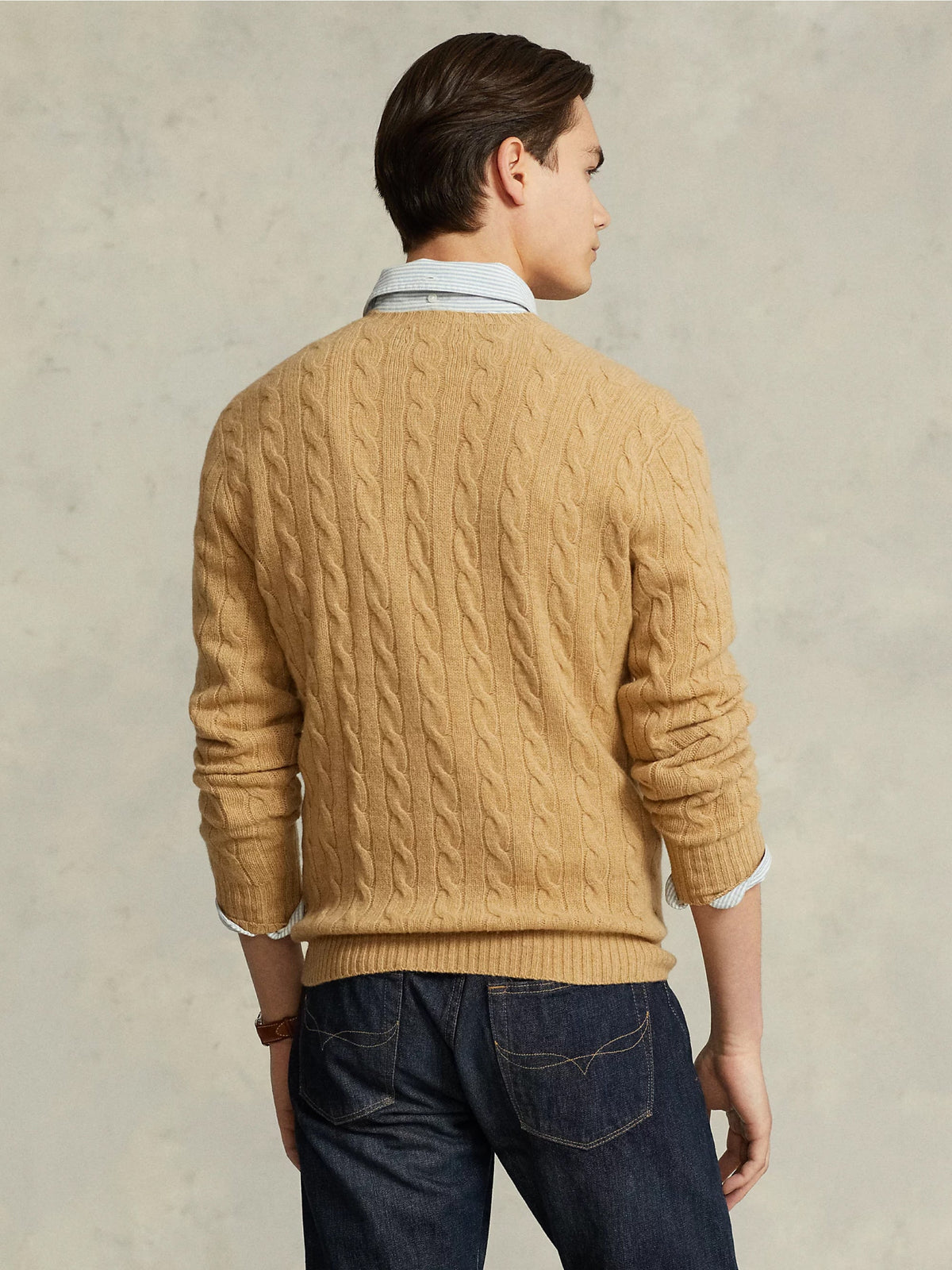 2026 New Arrival Maglia in Lana e Cashmere a Trecce Cammello