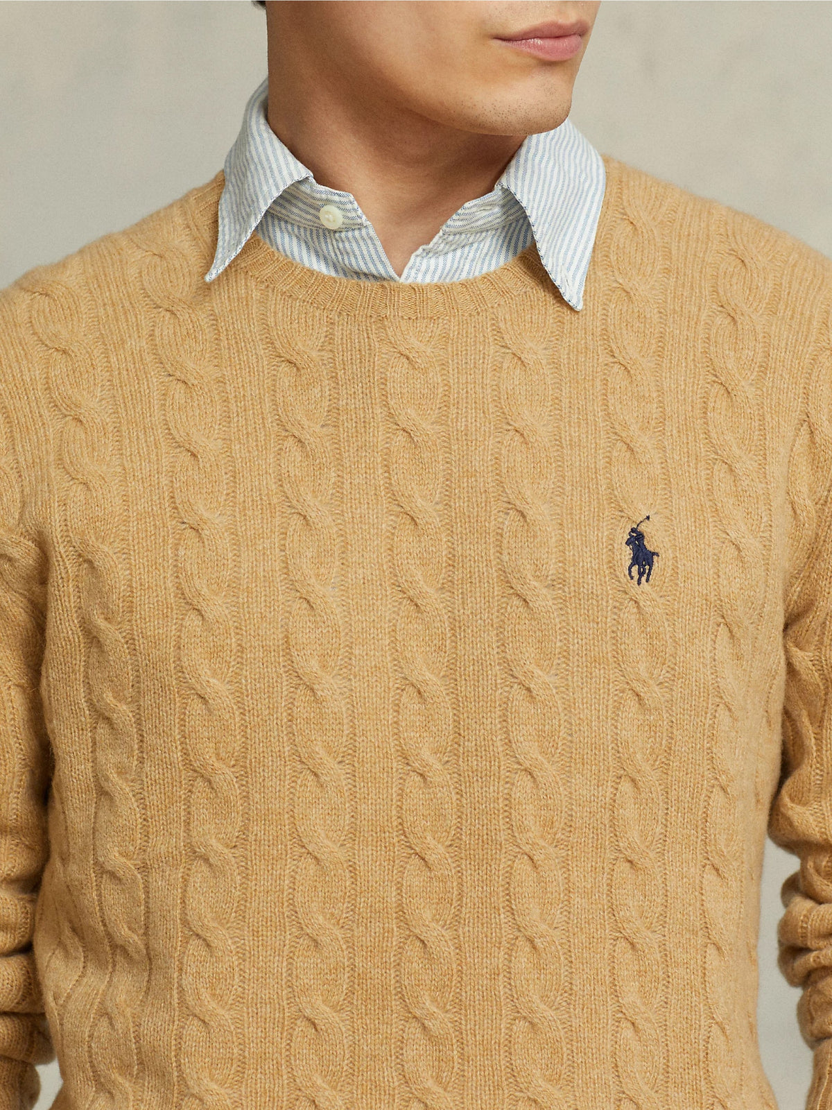 2026 New Arrival Maglia in Lana e Cashmere a Trecce Cammello
